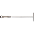 KS TOOLS Glödstift-T-handtag-ringspärr-lyftskallra, 14mm