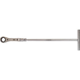 KS TOOLS Glödstift-T-handtag-ringspärr-lyftskallra, 14mm