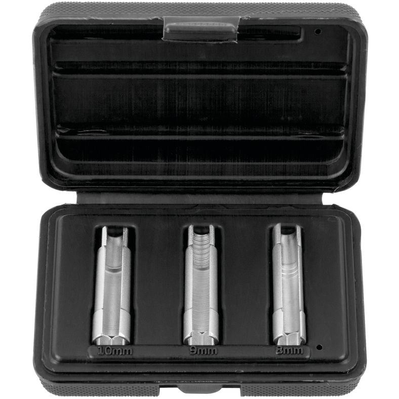 KS TOOLS Special-glödstift-jackmutter-sats, 3-delars