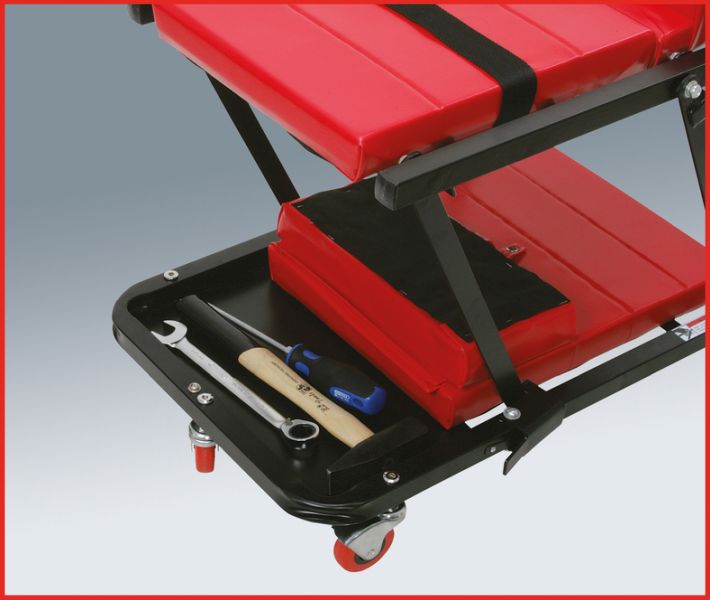 KS TOOLS mekanikervagn och fällsits, 1200x460mm, liggbräda