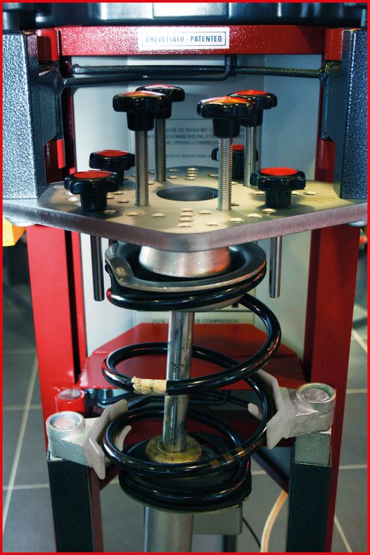 KS TOOLS Adapterplatta för tryckluft-ställ-fjäderspännare KS500.8801