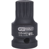 KS TOOLS XZN Kraftbitshylsa M18 1/2"