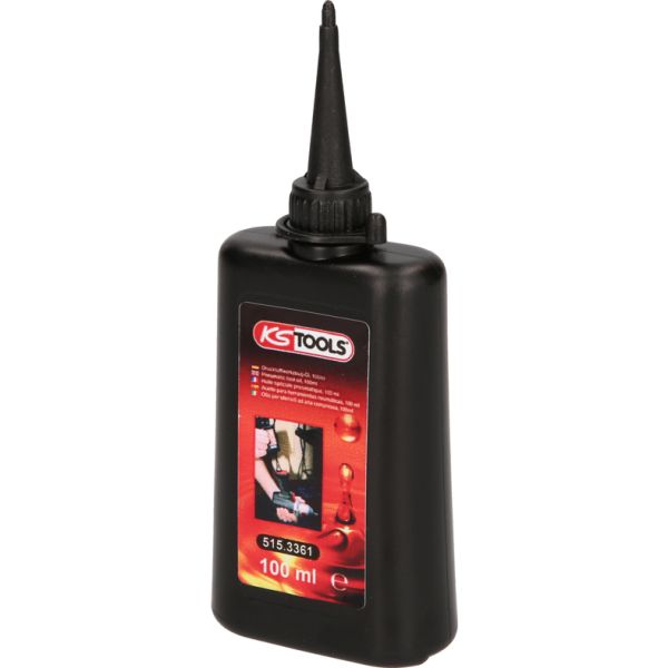 KS TOOLS tryckluftsverktyg-olja, 100ml