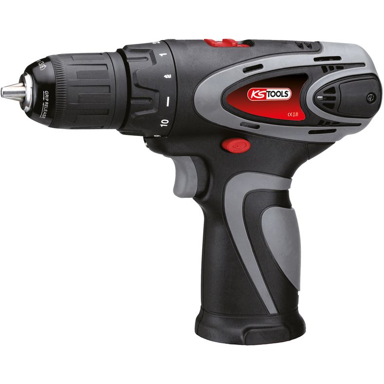 KS TOOLS Batteridriven borrskruvmejsel, 24 Nm, 1 870 varv/min 10,8V, utan