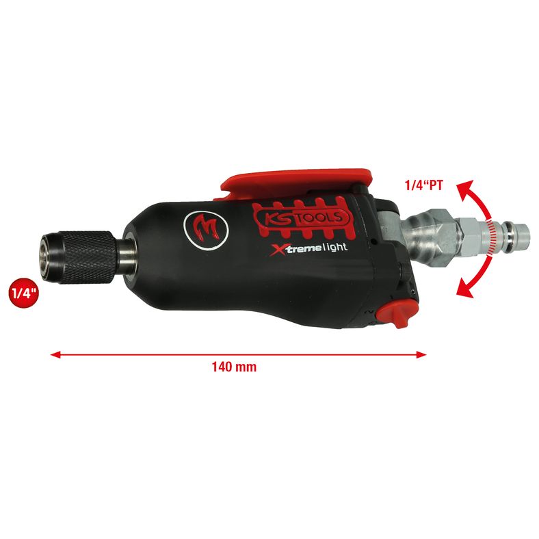 KS TOOLS 1/4" MONSTER Xtremlight bitslagskruvdragare 108Nm