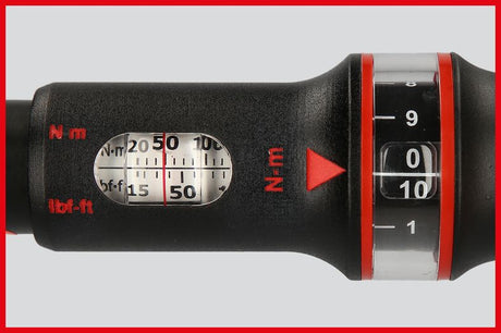 KS TOOLS 9x12mm ERGOTORQUEprecisions insticks-vridmomentnyckel, 1-25Nm