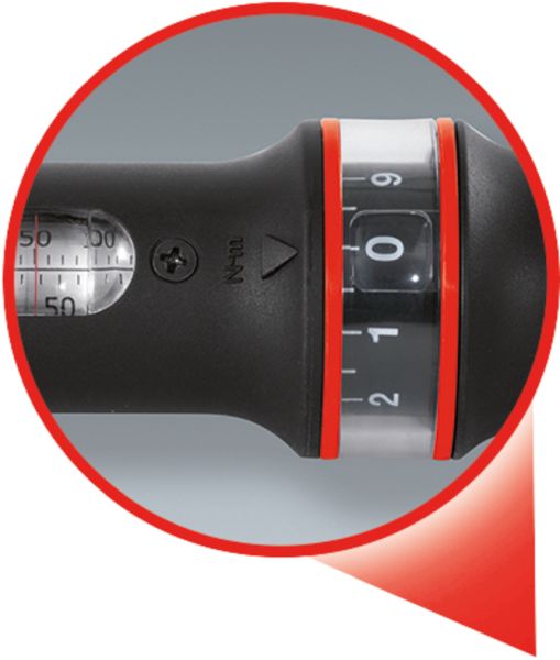 KS TOOLS ERGOTORQUE Momentnyckel 20–200 Nm, 1/2", 500 mm (KS516.6542)