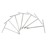 KS TOOLS T-handtag insticksnyckel-sats, 7-delars, 8-14mm