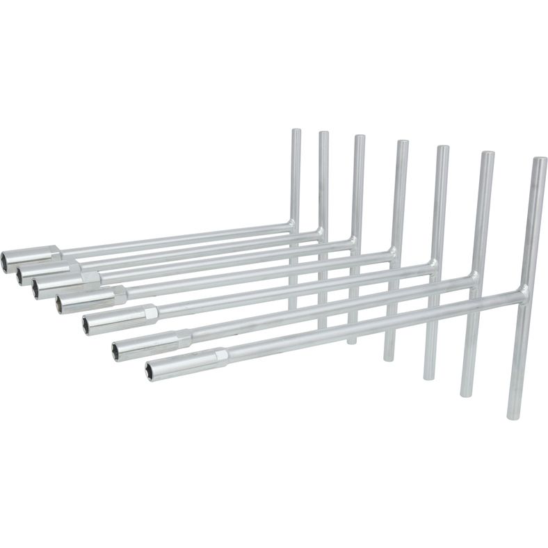 KS TOOLS T-handtag insticksnyckel-sats, 7-delars, 8-14mm