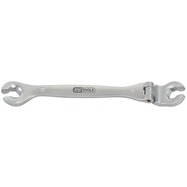 KS TOOLS CHROME+ ledad dubbelringnyckel, 27 mm, öppen