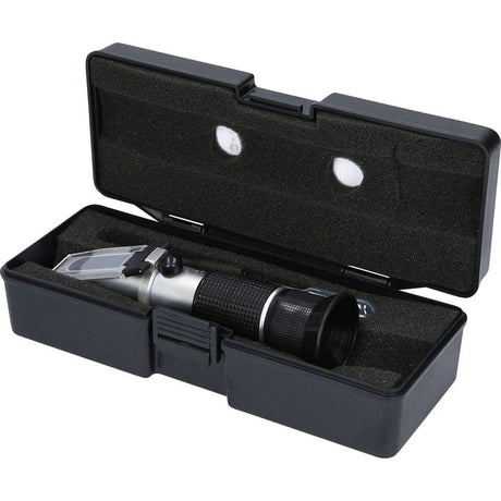 KS TOOLS Refraktometer - optisk kontrollenhet för batterivätska, frostskyddsmedel och AdBlue®-tillsatser