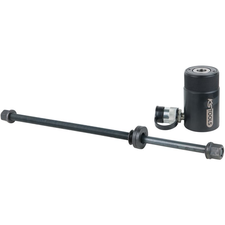 KS TOOLS Hydraulisk ihålig kolvcylinder-sats, 12 ton med Spindel, 2-delar