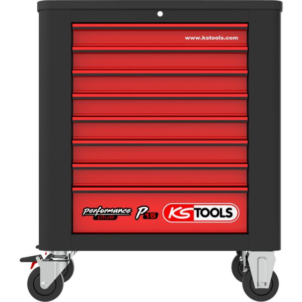 KS Tools Performanceplus P15 Verkstadsvagn – 284 Verktyg, 6 Lådor