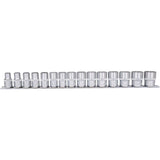 KS Tools 1/2" Hylssats 12-kant, 10–24 mm – 15 delar i krom-vanadium