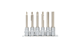 KS TOOLS hylssats-1/2" bit hylssats insex lång 6-delars