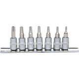 KS TOOLS 1/4" Bitshylssats 7-delars TB10-TB40 med stjärnhål. KS911.1460