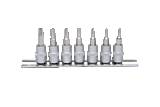 KS TOOLS 1/4" Bitshylssats 7-delars TB10-TB40 med stjärnhål. KS911.1460
