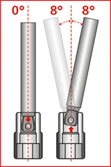 KS TOOLS 1/4" XXL Tippförlängning, 350 mm