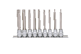 KS TOOLS 3/8" Bitshylssats, TX lång 9-delars T20-T60. KS911.1550