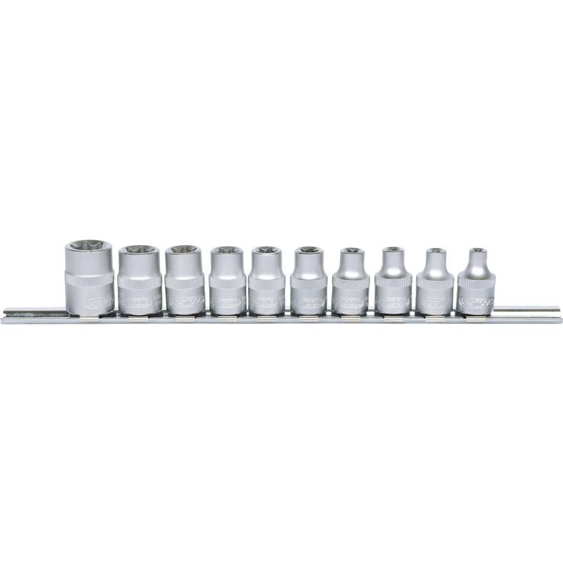 KS TOOLS 3/8" TX-E hylssats 10-delars.E5-E18. KS911.3930