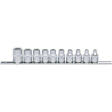 KS TOOLS 3/8" TX-E hylssats 10-delars.E5-E18. KS911.3930