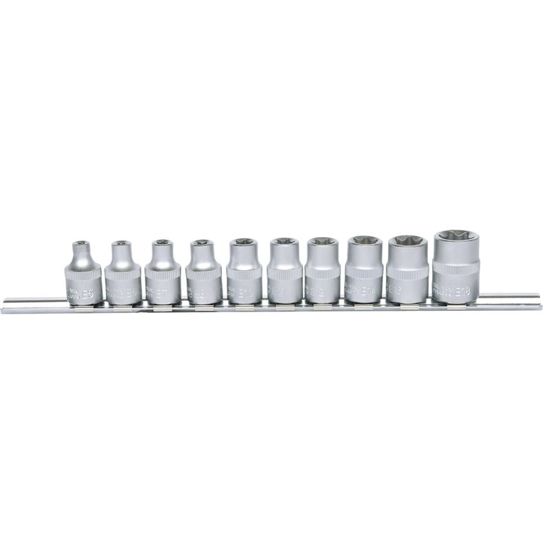 KS TOOLS 3/8" TX-E hylssats 10-delars.E5-E18. KS911.3930
