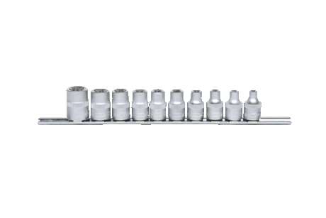 KS TOOLS 3/8" TX-E hylssats 10-delars.E5-E18. KS911.3930