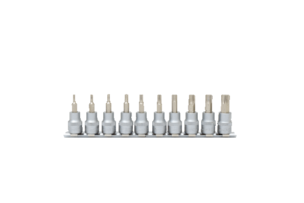 KS TOOLS 3/8" Torx bit-hylssats 10-delars T10-T55. KS911.3935