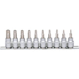 KS TOOLS 3/8" bit-hylssats 10-delars TB10-TB55 med stjärnhål. KS911.3940
