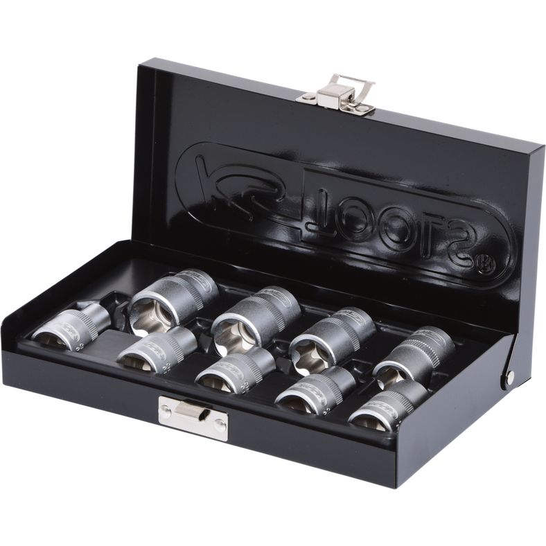KS TOOLS 1/2" TX-E hylssats 9-delars.E10-E24. KS911.4410