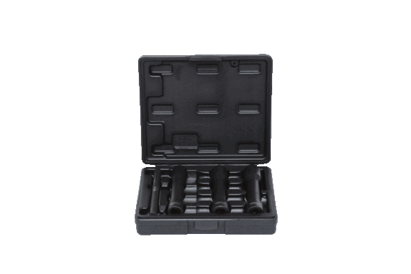 KS TOOLS specialverktyg 1/2" spiralprofil kraft hylssats, XL 4-delars, 17-21mm