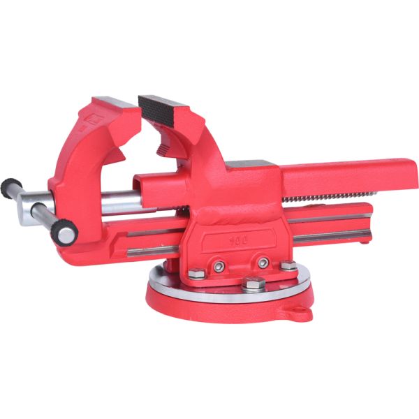 KS TOOLS skruvstock med rundtallrik, 100mm