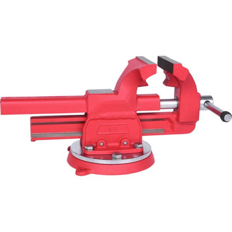 KS TOOLS skruvstock med rundtallrik, 125 mm
