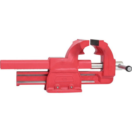 KS TOOLS Skruvstock utan rundtallrik, 125 mm
