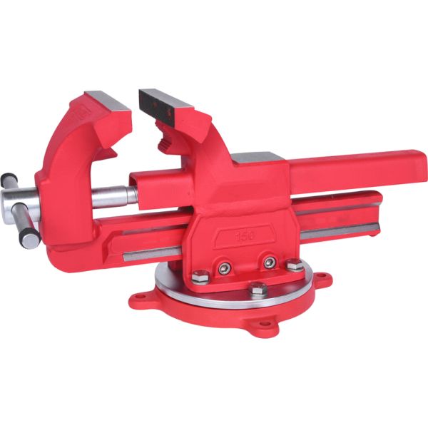 KS TOOLS skruvstock med rundtallrik, 150 mm
