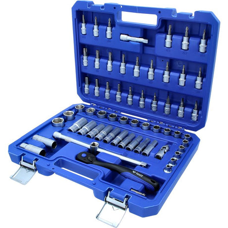 Brilliant Tools 6-kantshylssats 3/8" – 61 delar