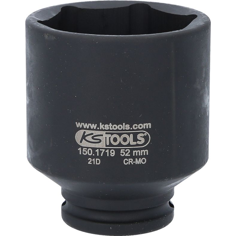 KS TOOLS Drivaxelverktyg 1/2" specialhylssnyckel för drivaxlar 52mm