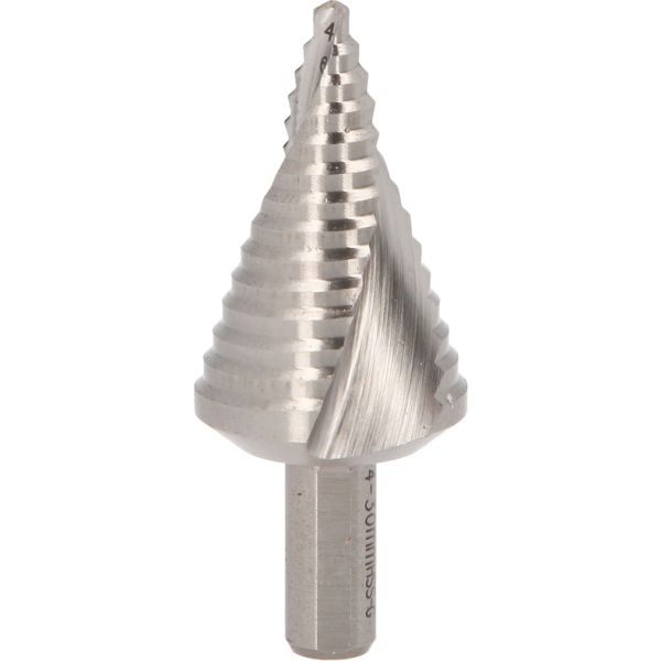 KS TOOLS HSS-stegborr extra kort,Ø 4-30mm, 14 steg