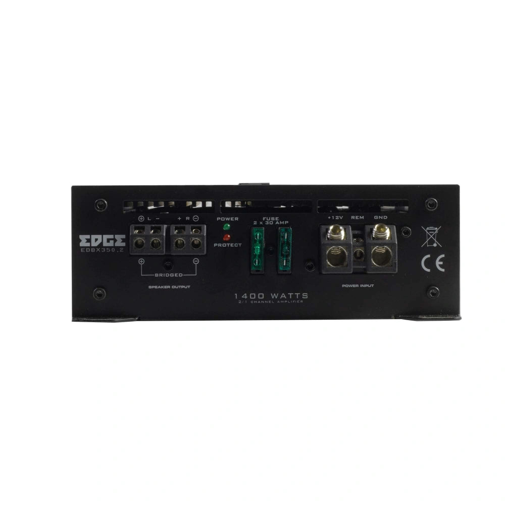 4-Pack Ragnarök L-200 med EDGE EDBX350.2-E1 tvåkanaligt slutsteg, Tufft paket