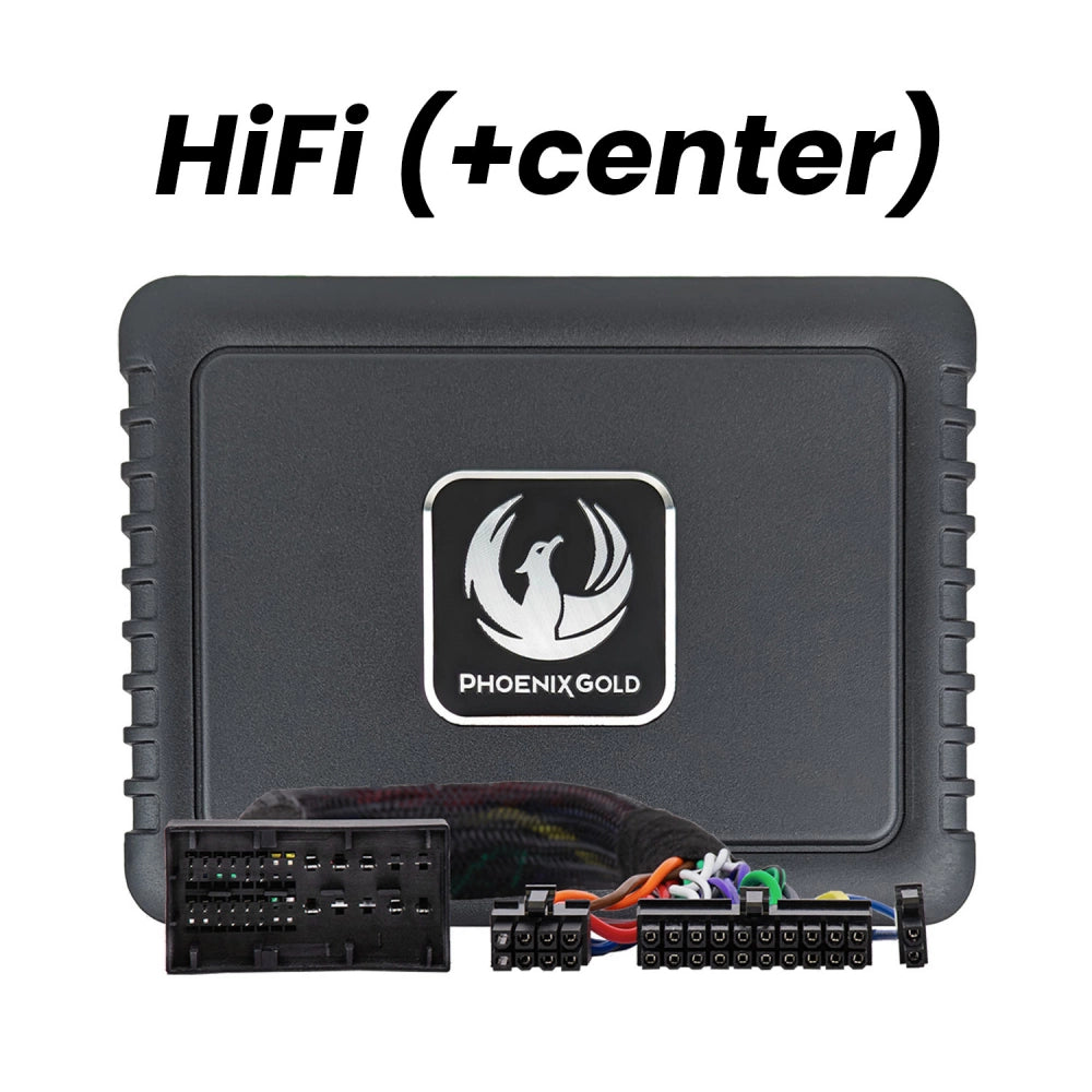 Phoenix Gold ZDAP-BMW3, DSP-förstärkare till BMW -2019 (HiFi med center)