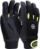 Vinterhandske med räfflad PU i innerhanden M/8