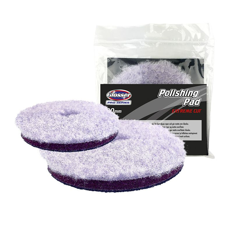 Glosser Premium Extreme Cut Polérskiva – Maximal repborttagning och spegelblank finish för professionell lackvård