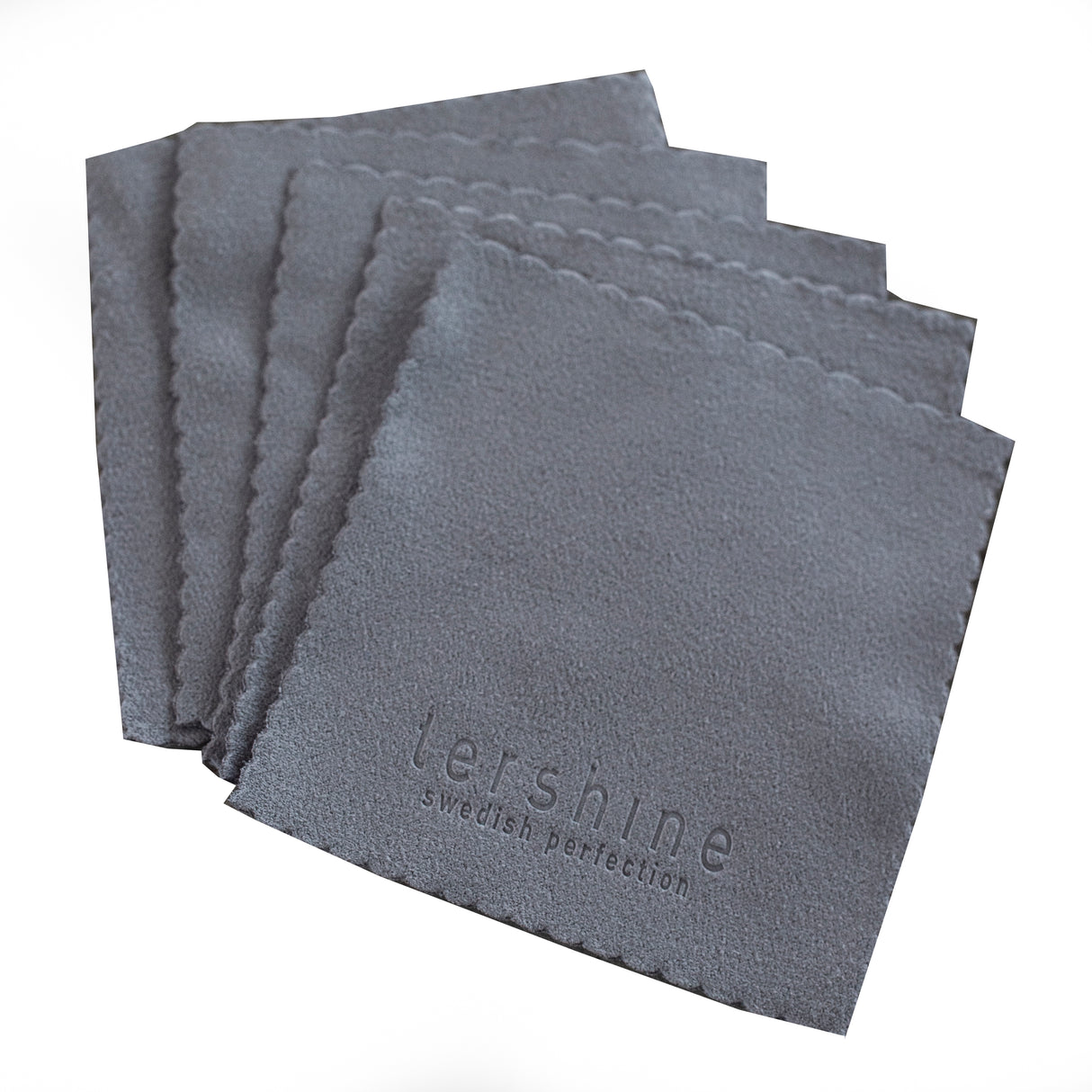 Tershine Suede Applicator Cloths – 5-pack