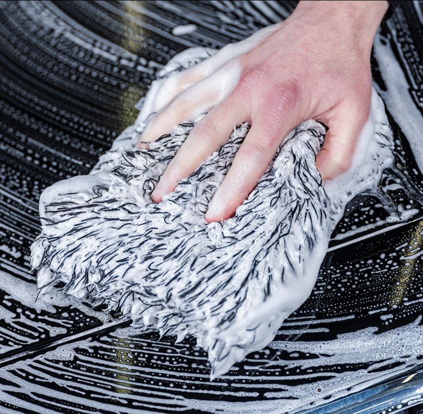 Glosser Supersoft Wash Sponge | Ultrafin Mikrofibersvamp för Skonsam Biltvätt