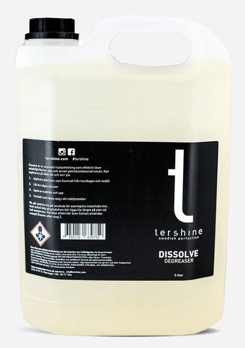 Tershine Dissolve - Degreaser, kallavfettning, 5 L