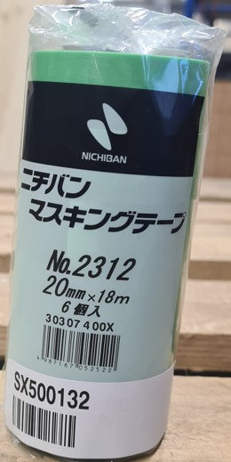 Nichiban 2312 Maskeringstejp 19 mm x 50 m