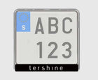 Regskyltslist - MC/Moped tershine