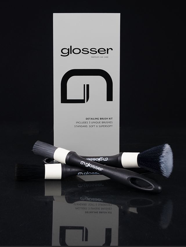 Glosser Detailing Brush Kit 3 st