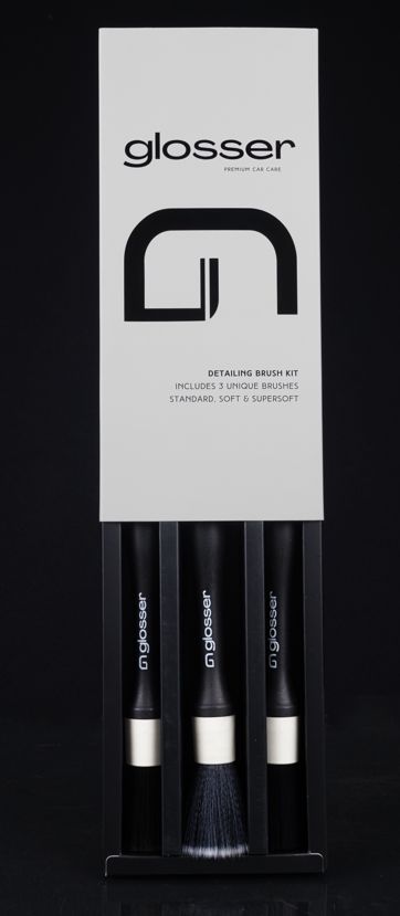 Glosser Detailing Brush Kit 3 st
