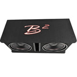 B2 Audio DVPE212, 2x12 tums baslåda med Tershine Purify S+
